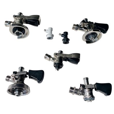 Zapfkopf, Kegverschluss - Set, 5 Liter Bierfass Adapter, Steckkupplung NC Gas