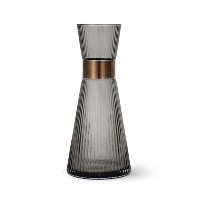 Rosendahl 25376 Wasser Karaffe Grand Cru Dark | Dekanter aus dunklem Glas