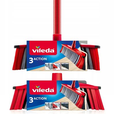 Vileda 3Action 3in1 Bürste + 3Action Bürsten-Nachfüllpackung