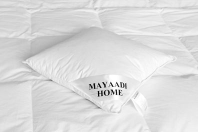 HS2 Kopfkissen 40x40cm Gänse 70% Daunen 30% Federn 100% Natur Kissen 300 Gramm