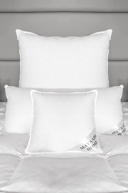 HS1 Kopfkissen 40x40cm Federn Natur Kissen Füllung 300 Gramm 100% Gänsefedern