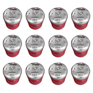 12x 450g Alpen Camping Gaskartusche für Kocher
