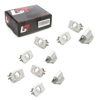 10x Für Peugeot 1007 206 207 406 607 806 Klammer Metall Unterfahrschutz