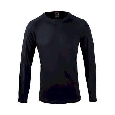 Point6 - Grundschicht - P6 Men's Merino Mid Baselayer Crew Black - P68001204XXL