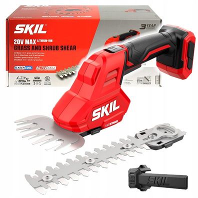 Skil 20V 0630 CE Akku-Gras- und Strauchschere GV1E0630CA