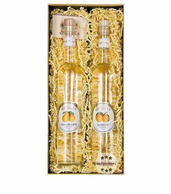 Prinz Geschenk-Set Die traditionellen Zwei - Williams & Marille (40 % vol., 1 Liter)