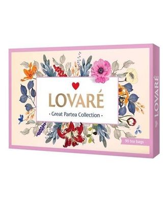 Lovare Tee Sortiment Great Partea Collection" im Teebeutel 18 Sorten