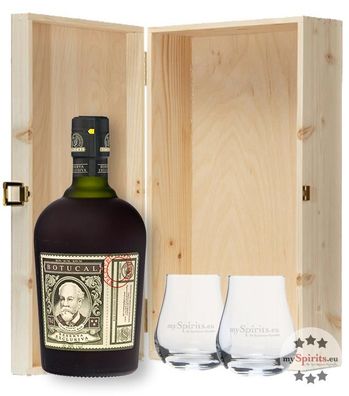 Geschenk-Set Botucal Rum in Holzkiste (40 % vol., 0,7 Liter)