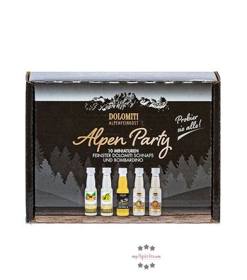 Dolomiti Geschenkset ?Alpen Party? (16 - 40 % Vol., 0,2 Liter)