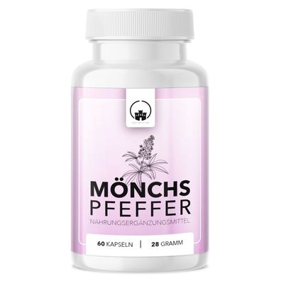 Saint Nutrition® Mönchspfeffer Kapseln | Kinderwunsch - PMS, Wechseljahre
