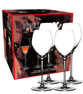 Riedel Rosé & Champagner Glas 4er Set (, 4 Stk.)