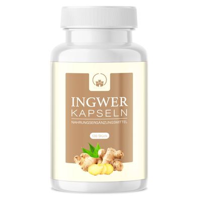 Saint Nutrition® Ingwer Kapseln | Immunsystem stärken - unterstützt Verdauung