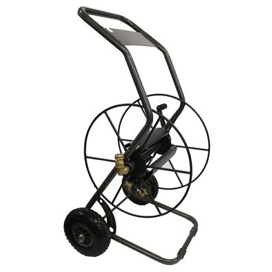 Aurexis Stahl anthrazit Schlauchwagen 1/2"oder 3/4" Anschluss