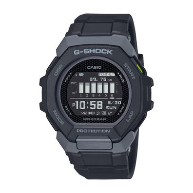 Casio G-Shock Uhr Herren GBD-300-1ER Bluetooth, Schwarz, Grau, Digital