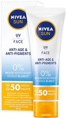 Nivea Sun UV Face Anti-Age & Anti-Pigments LSF 50 50 ml