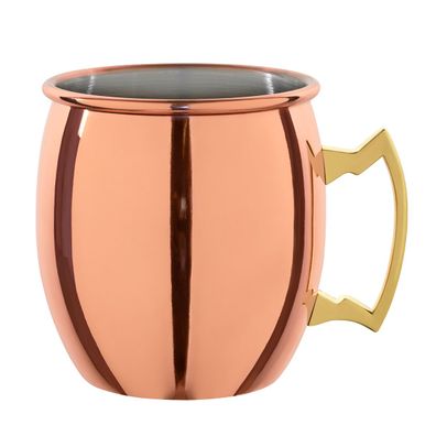 Moscow Mule Becher Edelstahl Kupfer 550ml Bruchfest