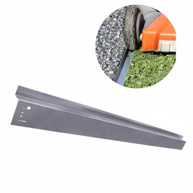 Rasenkante Mit Radlauf mit Klammer 9.5cm x 120cm Mahkante Rasenmähkante