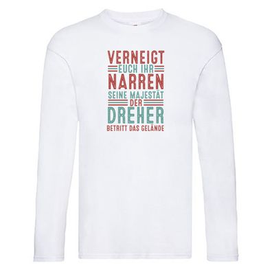 Verneigt euch: Dreher | Fräser | Dreher v2 Long Sleeve Weiß