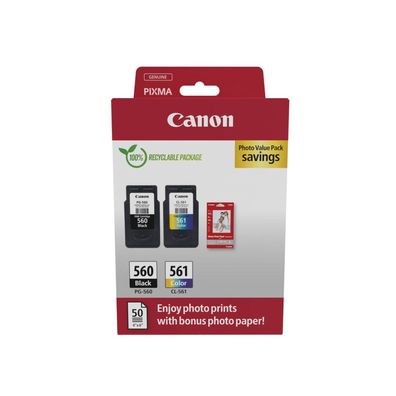 Tinte Photo Value Pack PG-560/CL-561 (inkl. 50 Blatt 10x15 Fotopapier)