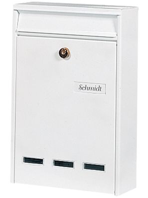 Briefkasten Köln 872 W H.340mm B.255mm T.85mm weiß STA DIN C4 BURG-WÄCHTER