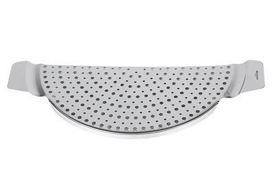 Westmark Abgießhilfe Edelstahl 26x13x1cm