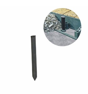 Kunststoffanker 25cm x 3cm Bodenanker Erdnägel
