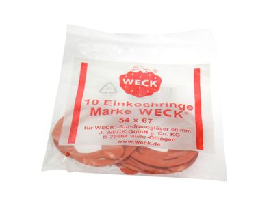 WECK Einkochringe 54x67mm 10er Beutel