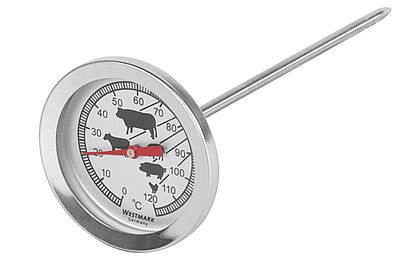 Westmark Bratenthermometer Edelstahl 14,5cm