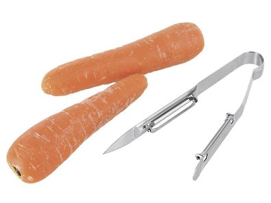 Westmark Spargelschäler mit Doppelklinge Edelstahl