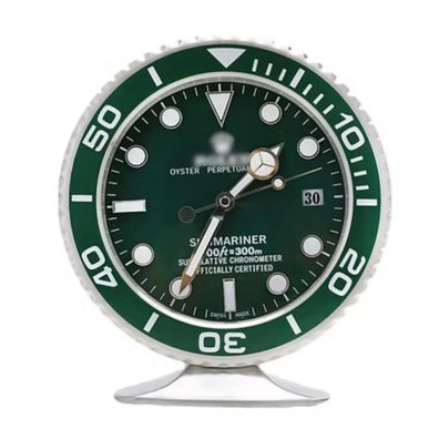 Tischuhr Rolex Submariner Hulk Grün Oyster Perpetual 34cm Moderne Luxusuhr