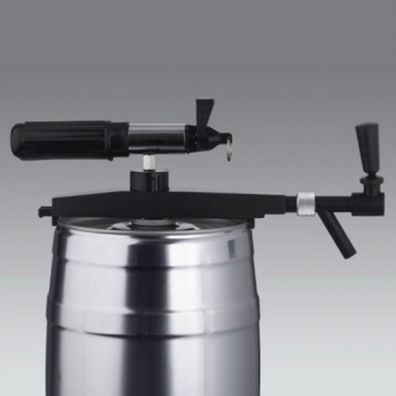 Profi Zapfhahn mit Handpumpe Für 5L Partyfässer Bierfässer (CO2-fähig)