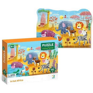 DODO Puzzle Tiere: Hitze in Afrika 60 Teile