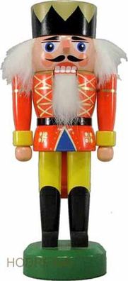 Nussknacker König rot BxHxT 8x21x7cm NEU Weihnachtsfigur Seiffen Nutcracker