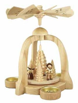 Tischpyramide Spielzeugfiguren Höhe 22cm NEU Holzpyramide Tischdekoration Dekorat