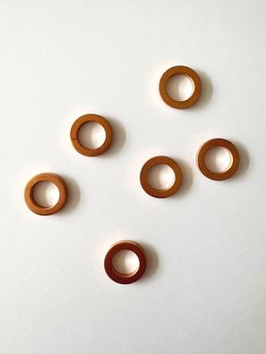 6x Dichtring Einspritzdüse für MAN Motor D 8614 M 2R3 4R3 Schlepper Traktor