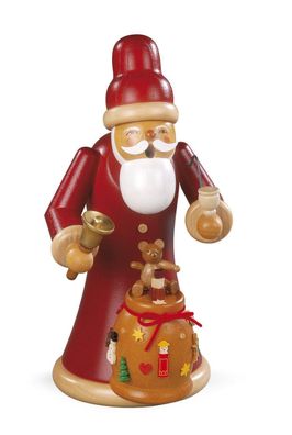 Räucherfigur Räuchermann groß Weihnachtsmann mit Geschenken (BxH):13x22cm NEU