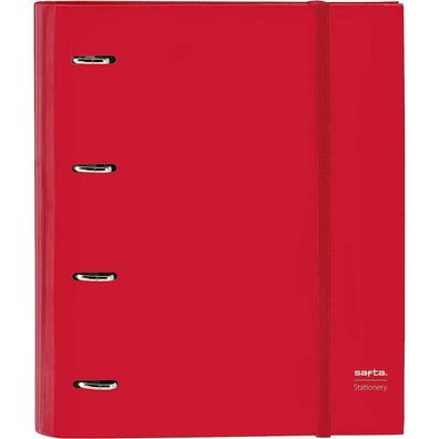 Ringbuch Safta Rojo Rot (27 x 32 x 3.5 cm)