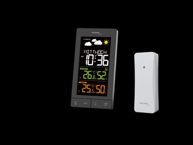 technoline WS6458 Wetterstation | Wettervorhersage | Datums- und Wochentagsanzeige
