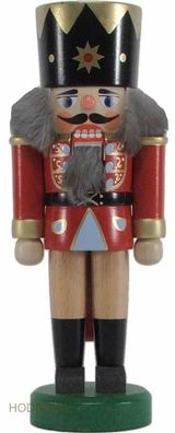 Nussknacker König dunkelrot Höhe 17,5cm NEU Weihnachten Seiffen Nutcracker Nüsse