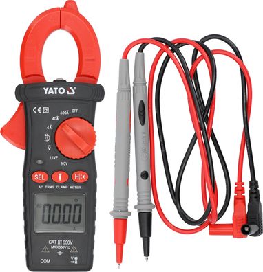 Pince ampèremétrique True RMS AC 600A