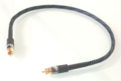 Sommercable "Vector" Blue / HighEnd Digitalkabel 75 Ohm / RCA auf RCA / SolidCore