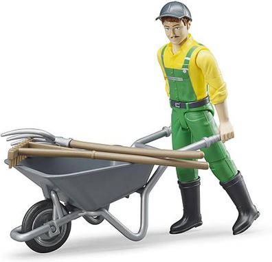bruder 62610 - Figurenset Landwirt mit Zubehör - 1:16 Bauer, Spielzeugfigur
