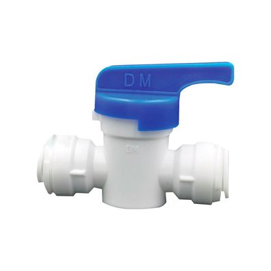 Absperrhahn, Absperrventil mit geradem Verbinder 3/8 Zoll