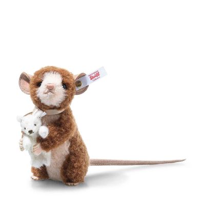 Steiff Collectors Maus Paul mit Teddybär Petsy 007521 Mini 12cm limitiert