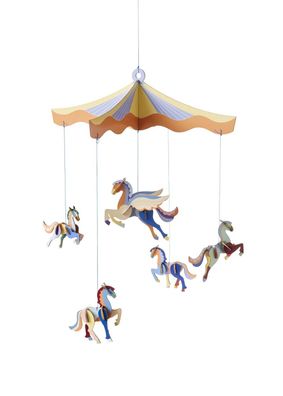 Studio ROOF Bastel-Set, 3D Wandobjekt, Baby Mobile - Zirkus der Sonne