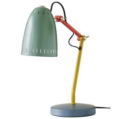 Schreibtischlampe Dynamo 345 bunt matt schwarz verstellbar