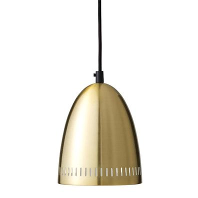 Superliving Metall Pendellampe Dynamo klein Messing gebürstet