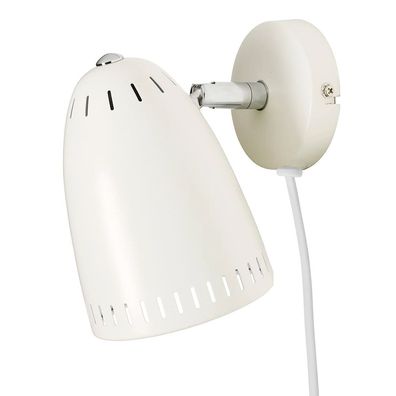 Superliving Wandlampe Dynamo kurz matt weiß Metall Gelenk