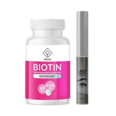 Enolenia® LashExtsy | Wimpernserum & Biotin Kapseln - Glow Up