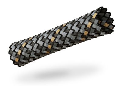 Viablue Geflechtschlauch / Stone Medium / Gewebe / Meterware / Kabel 5-13 mm